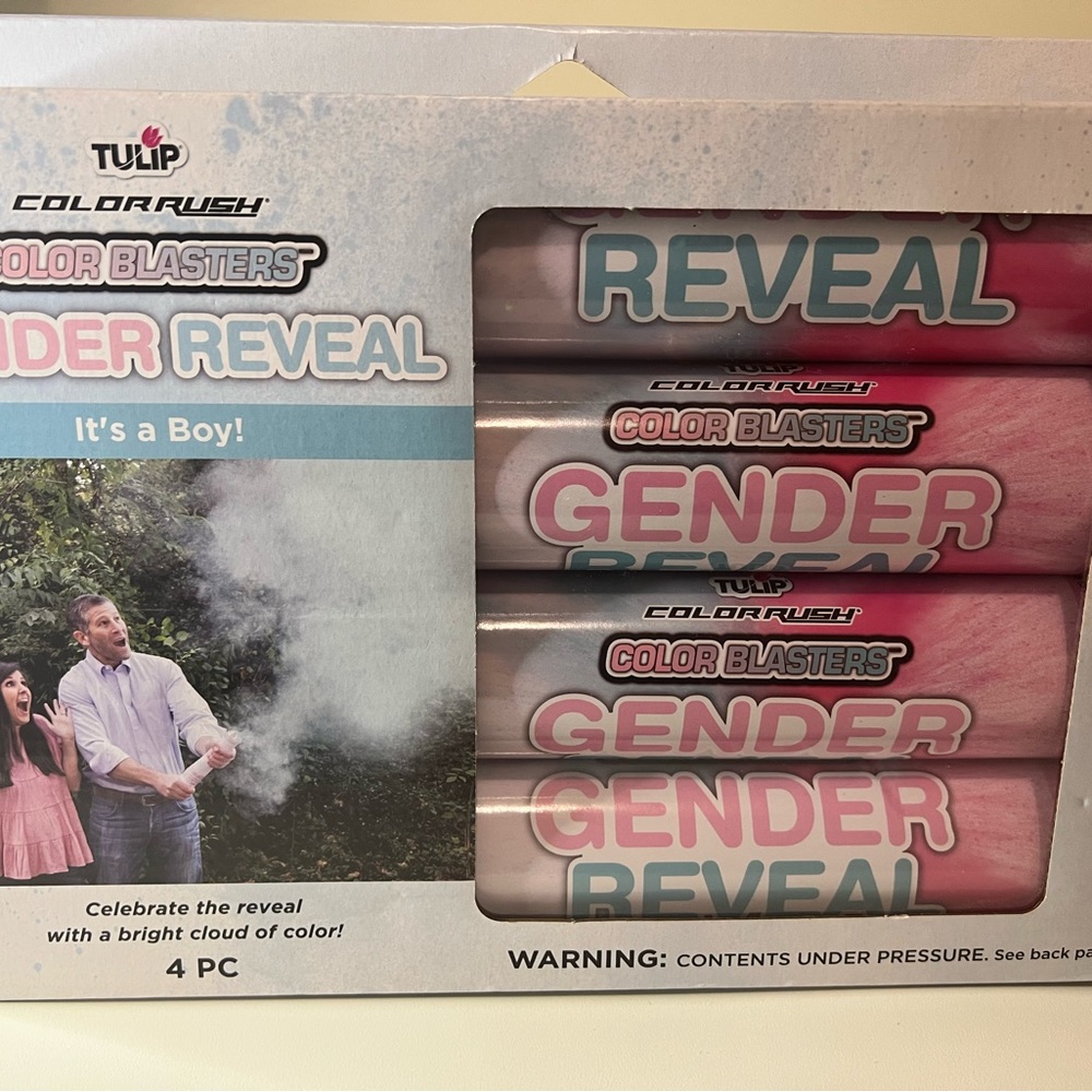Gender Reveal “It’s a Boy” By Color Blasters